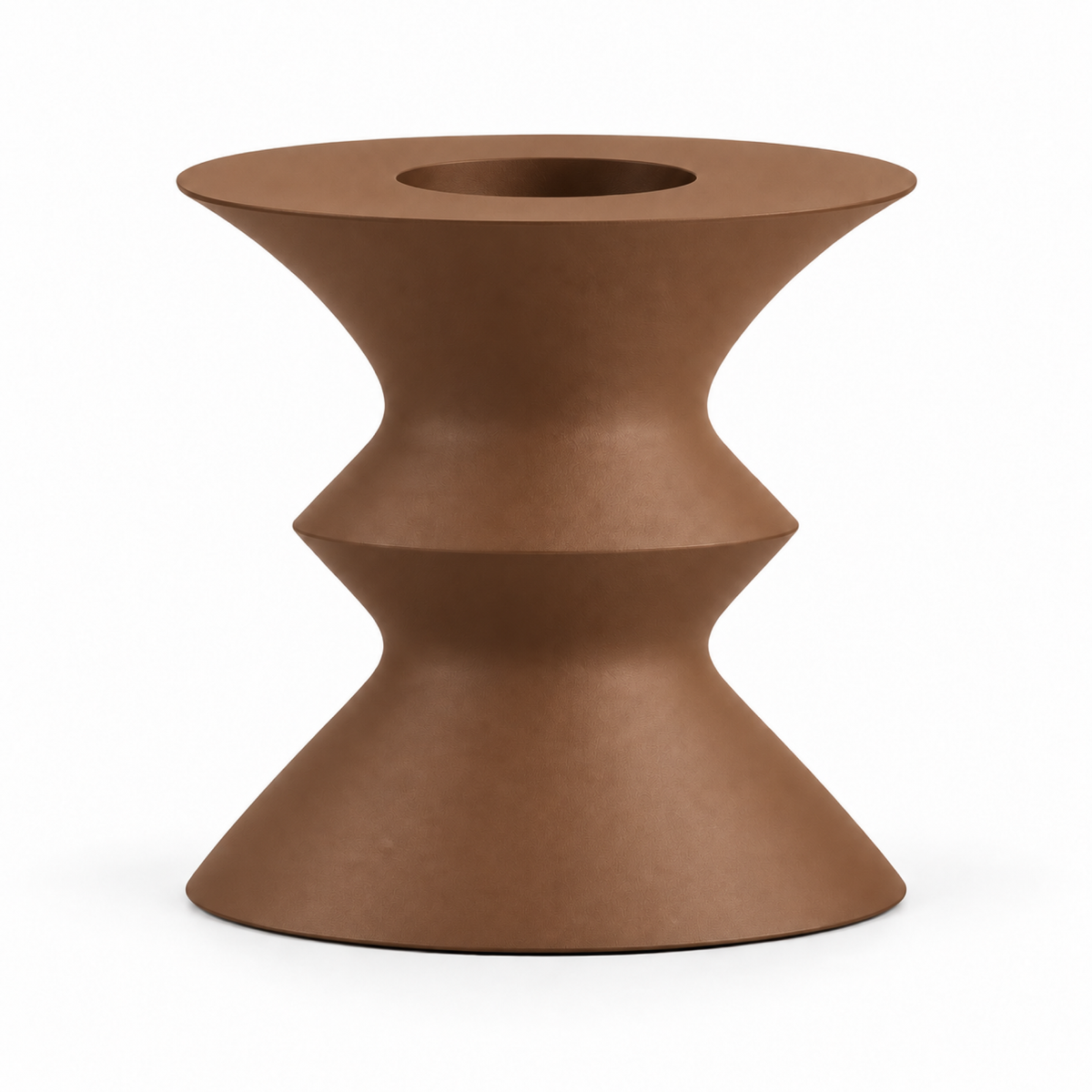 Valenora Vase Large – brown front view valenora vase large