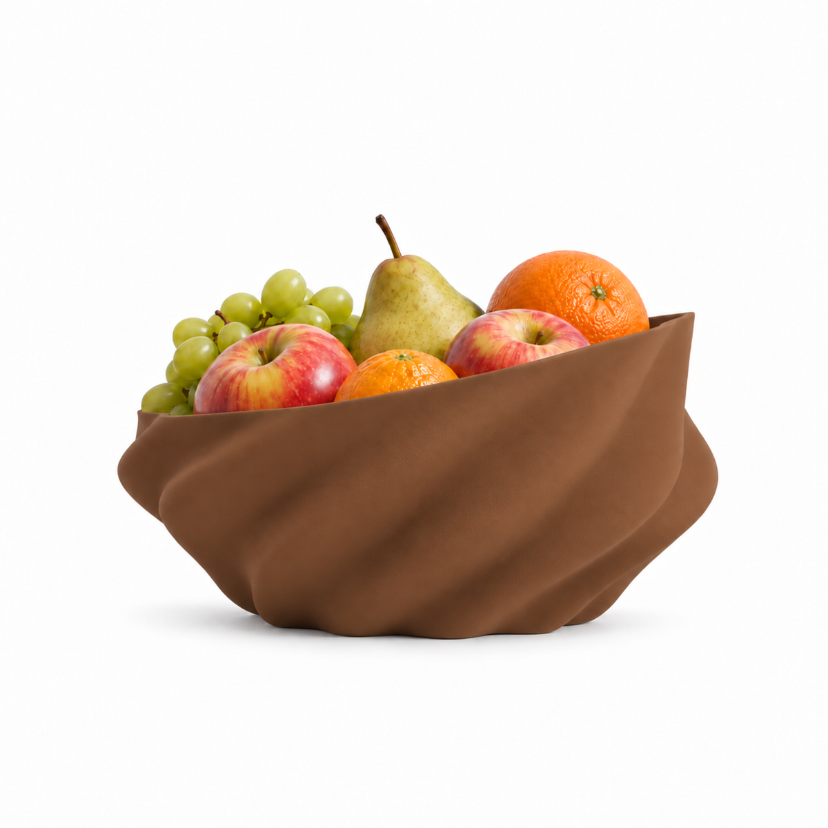 Montepulciano fruit bowl – Brown front with fruit