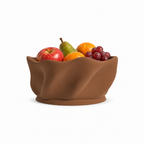 Sorrento Fruit Bowl – Brown front with fruit
