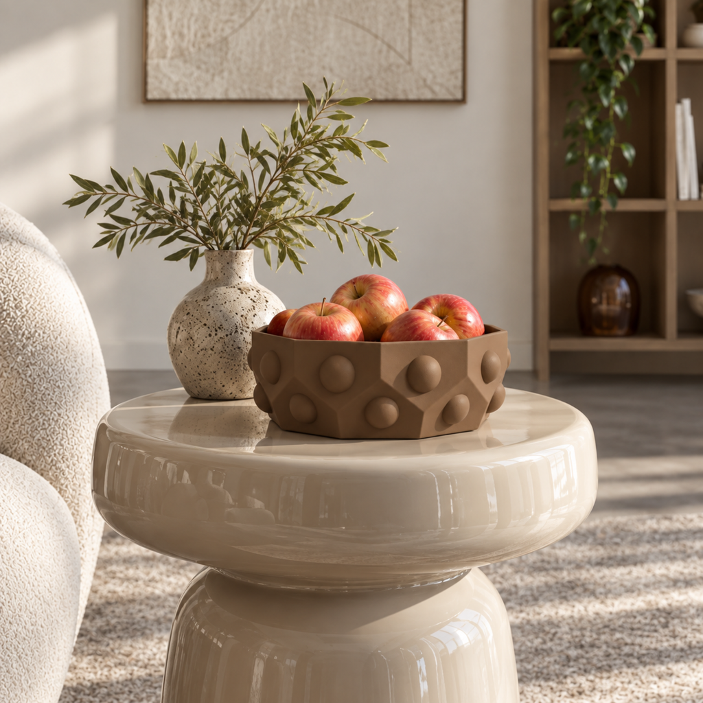 Numana Fruit Bowl – Brown lifestyle 2