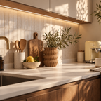 Amandera Vase Medium – brown lifestyle light kitchen amandera vase