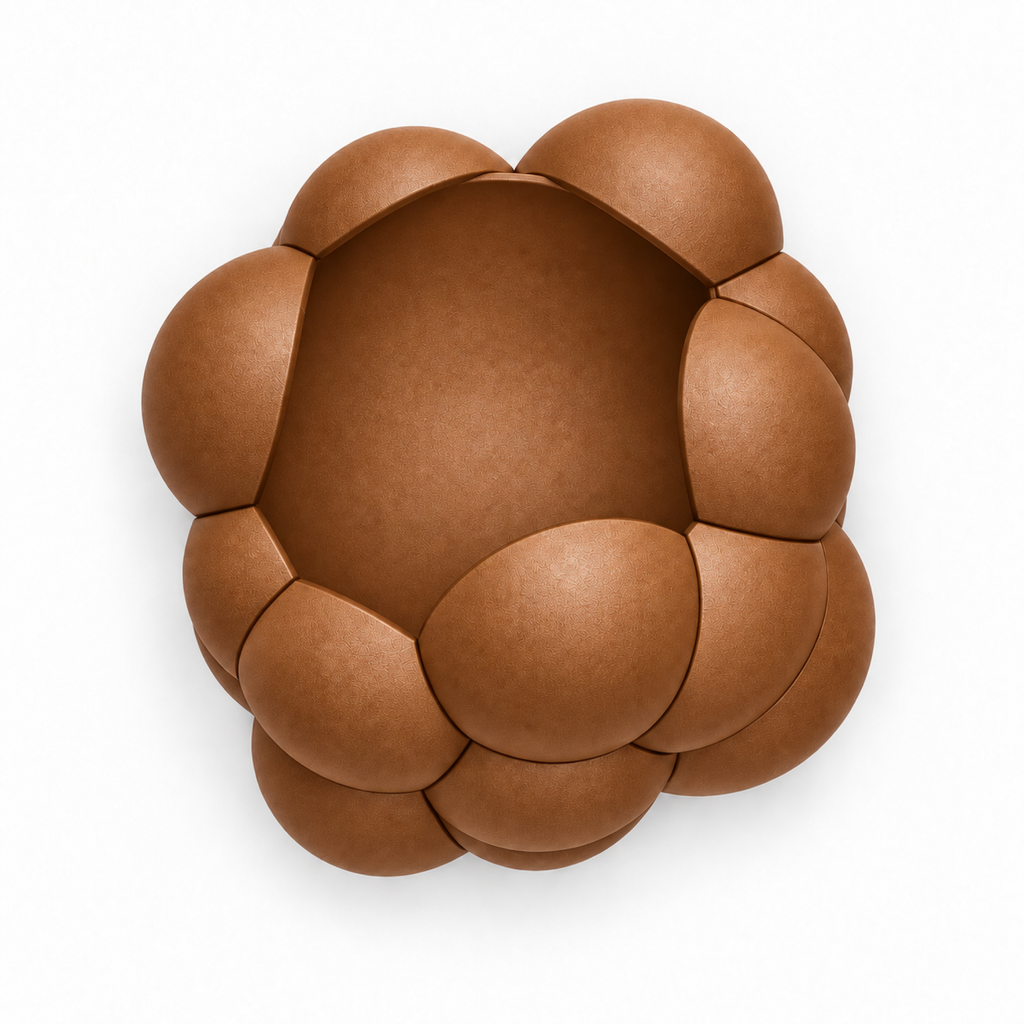 Bollare Fruit Bowl – brown top empty bollare fruit bowl
