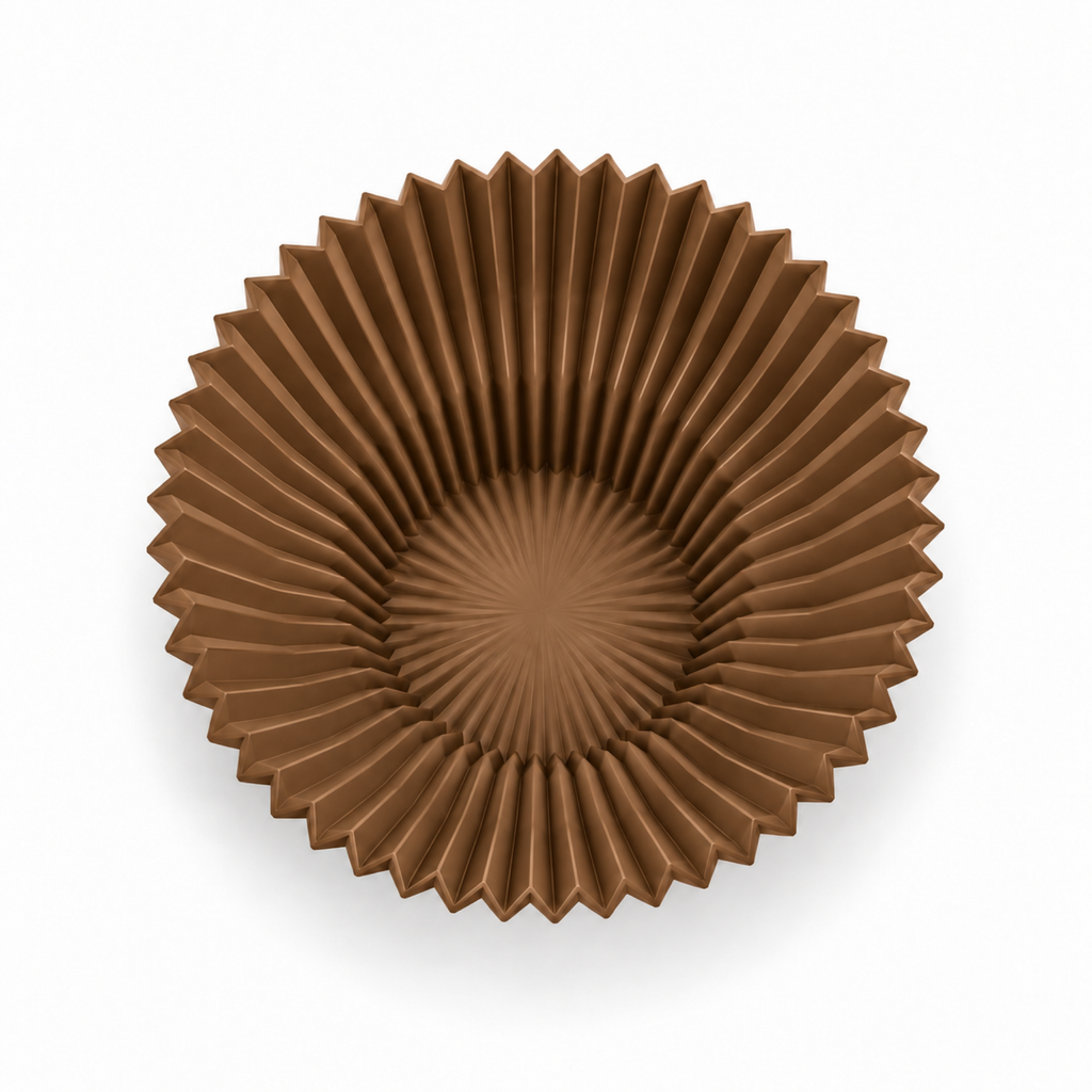 Cortona fruit bowl – Brown top empty