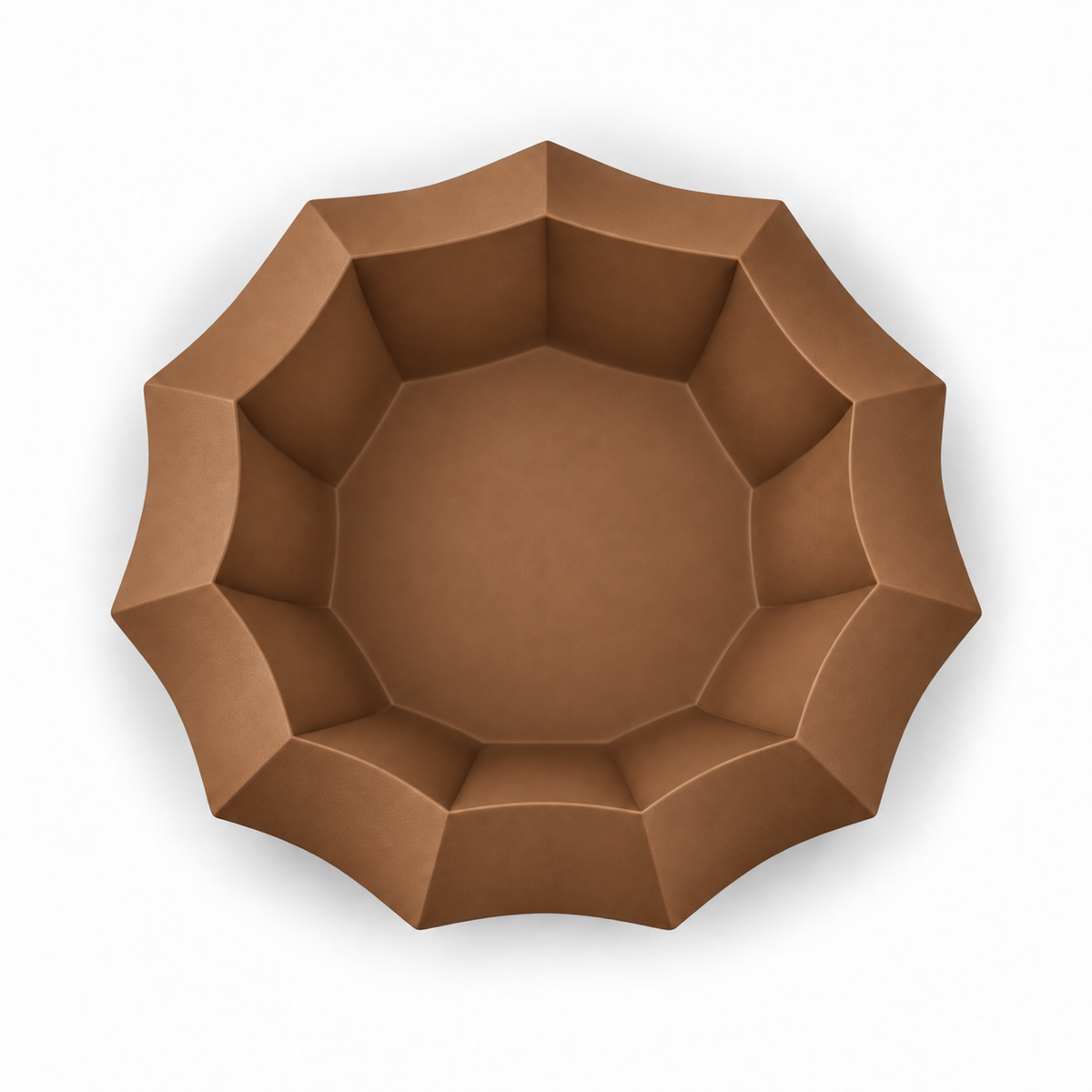Manarola fruit bowl – Brown top empty