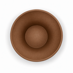 Montefioralle fruit bowl red edition – Brown top empty