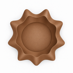 Montelara Fruit Bowl – brown top empty montelara fruit bowl