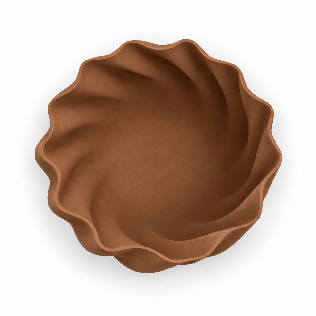 Montepulciano fruit bowl – Brown top empty