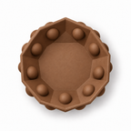 Numana Fruit Bowl – Brown top empty