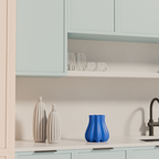 Fiastra Bulbo Kitchen Utensil Holder - Blue - bulbo blauw sfeerbeeld keuken 1