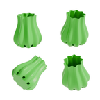 Fiastra Bulbo Kitchen Utensil Holder - Green - bulbo groen vier aanzichten 1
