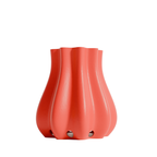 Fiastra Bulbo Kitchen Utensil Holder - Red - bulbo koraalrood vooraanzicht 1