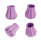 Fiastra Bulbo Kitchen Utensil Holder - Purple - bulbo lila vier aanzichten 1