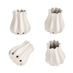 Fiastra Bulbo Kitchen Utensil Holder - White - bulbo wit vier aanzichten 1