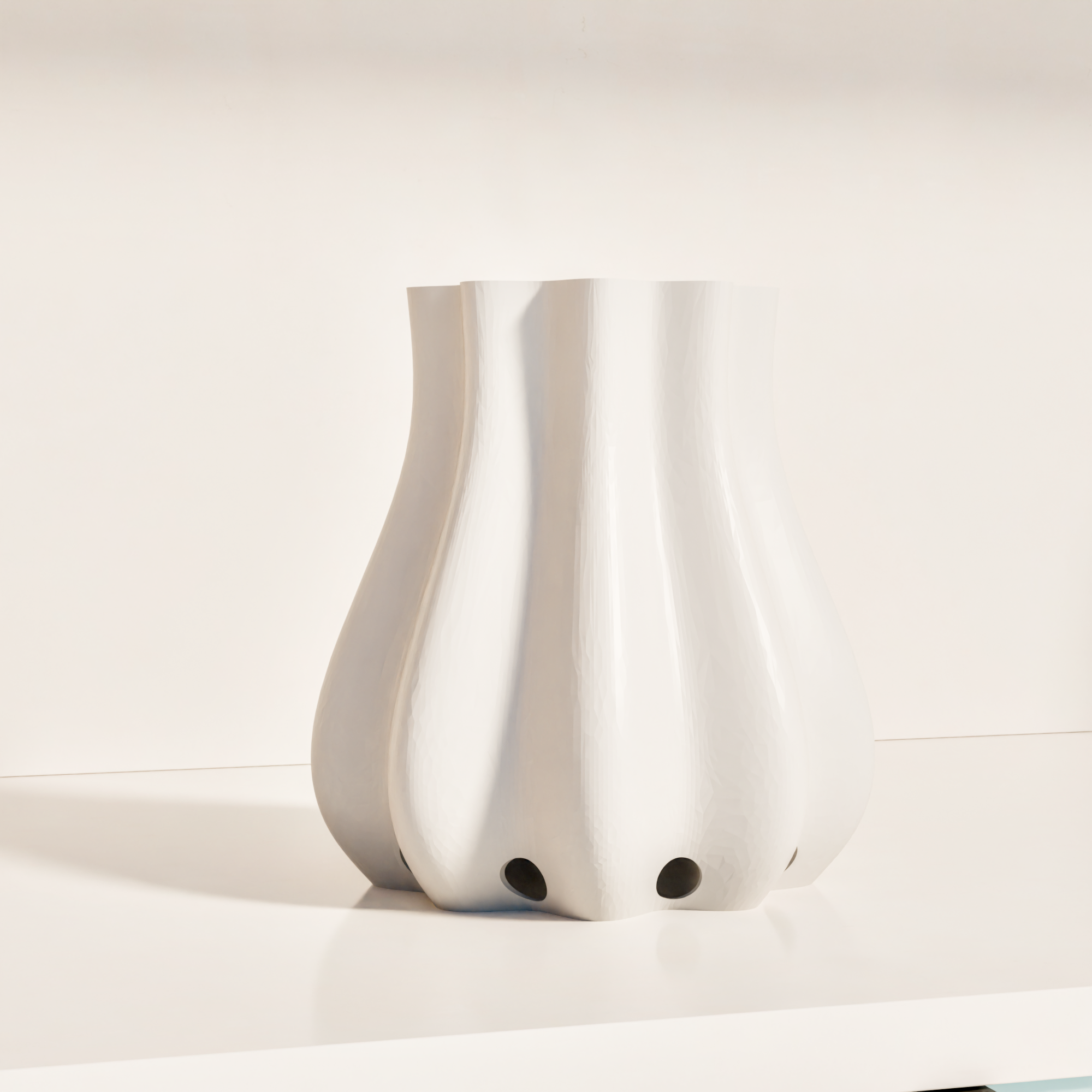 Fiastra Bulbo Kitchen Utensil Holder - White - bulbo wit vooraanzicht 2