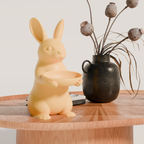 Fiastra Bunny Key Holder - Yellow - bunny geel sfeerbeeld tafel 1