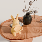 Fiastra Bunny Key Holder - Yellow - bunny geel sfeerbeeld tafel 2