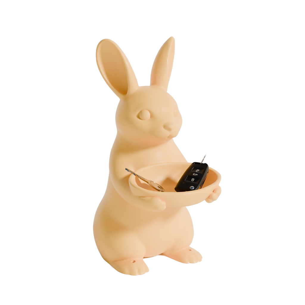 Fiastra Bunny Key Holder - Yellow - bunny geel studio 3