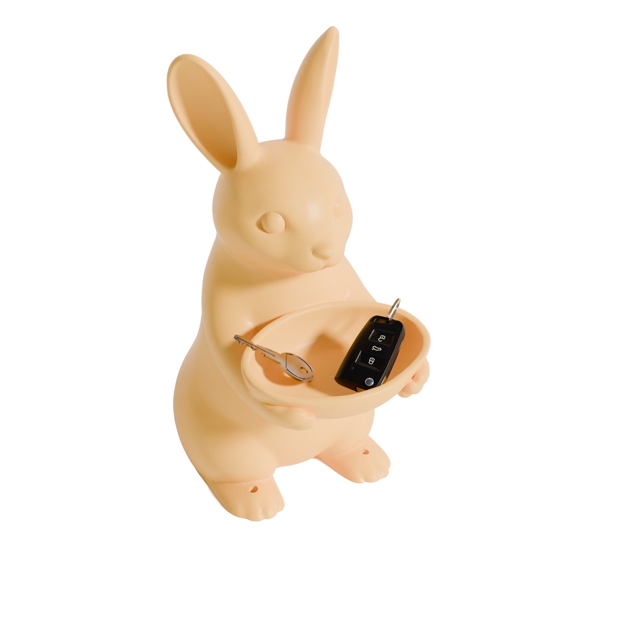 Fiastra Bunny Key Holder - Yellow - bunny geel studio 4