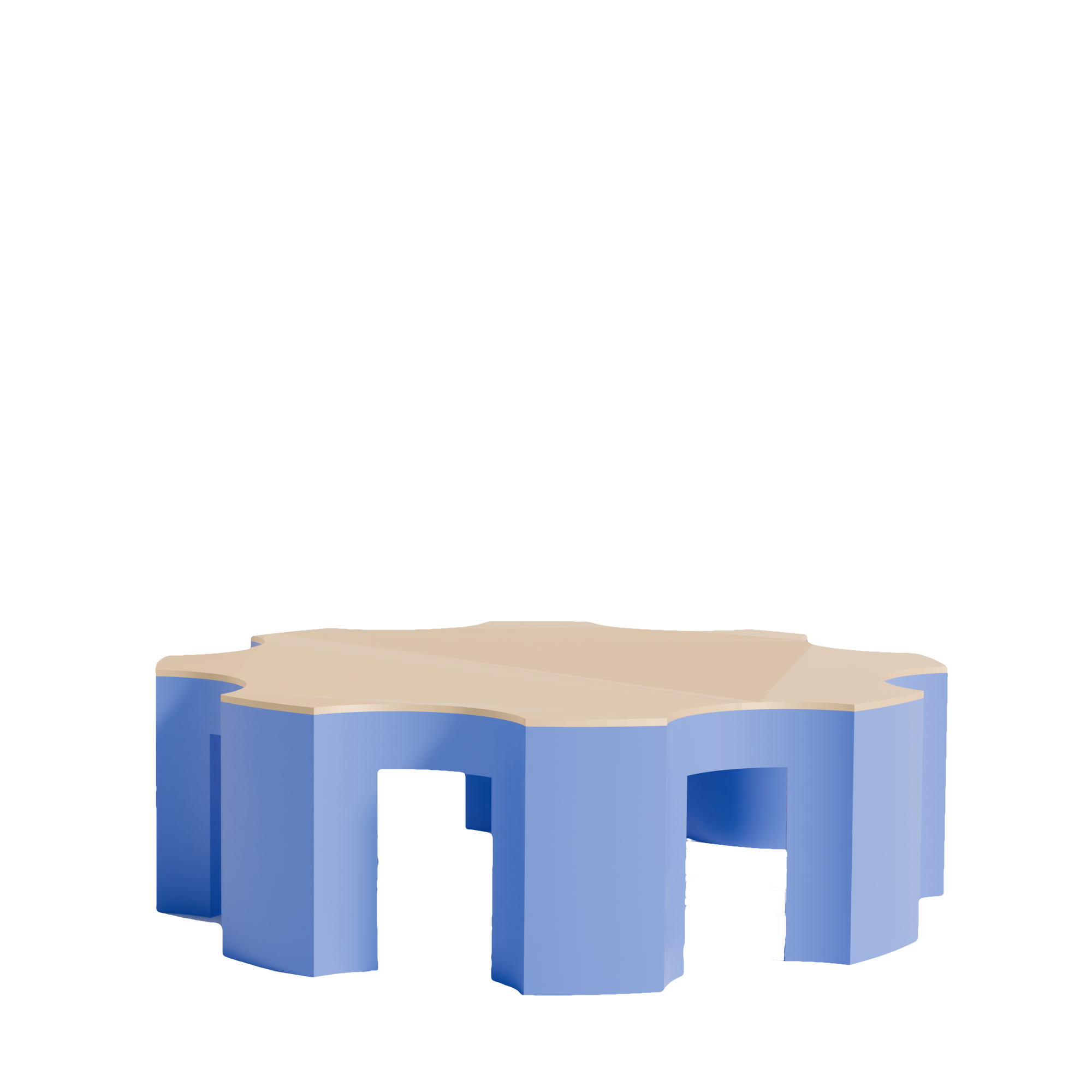Fiastra Caleria Cake Stand - Blue - caleria cake stand blauw studio 1