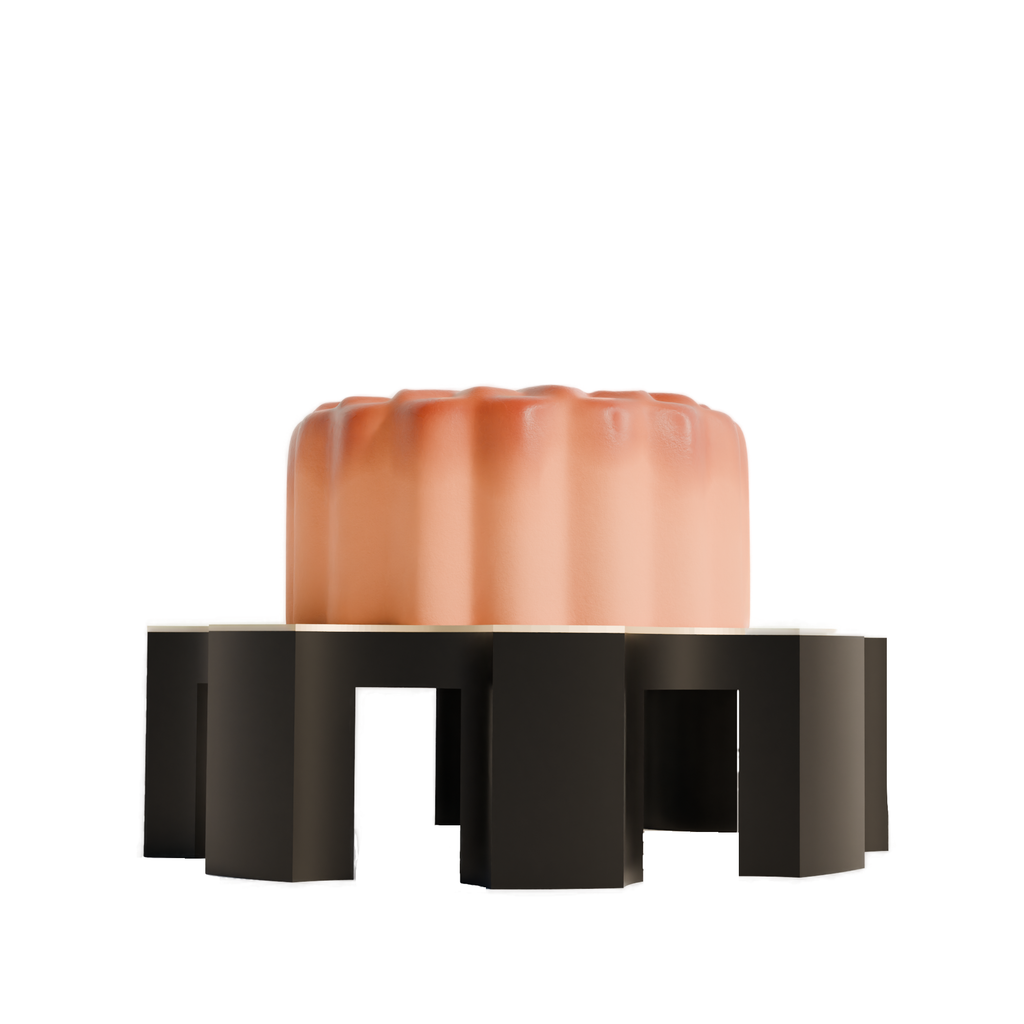 Fiastra Caleria Cake Stand - Black - caleria cake stand zwart met cake 1