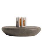 Fiastra Caleria Fruit Bowl - White - caleria fruitschaal wit sfeerbeeld sokkel 1