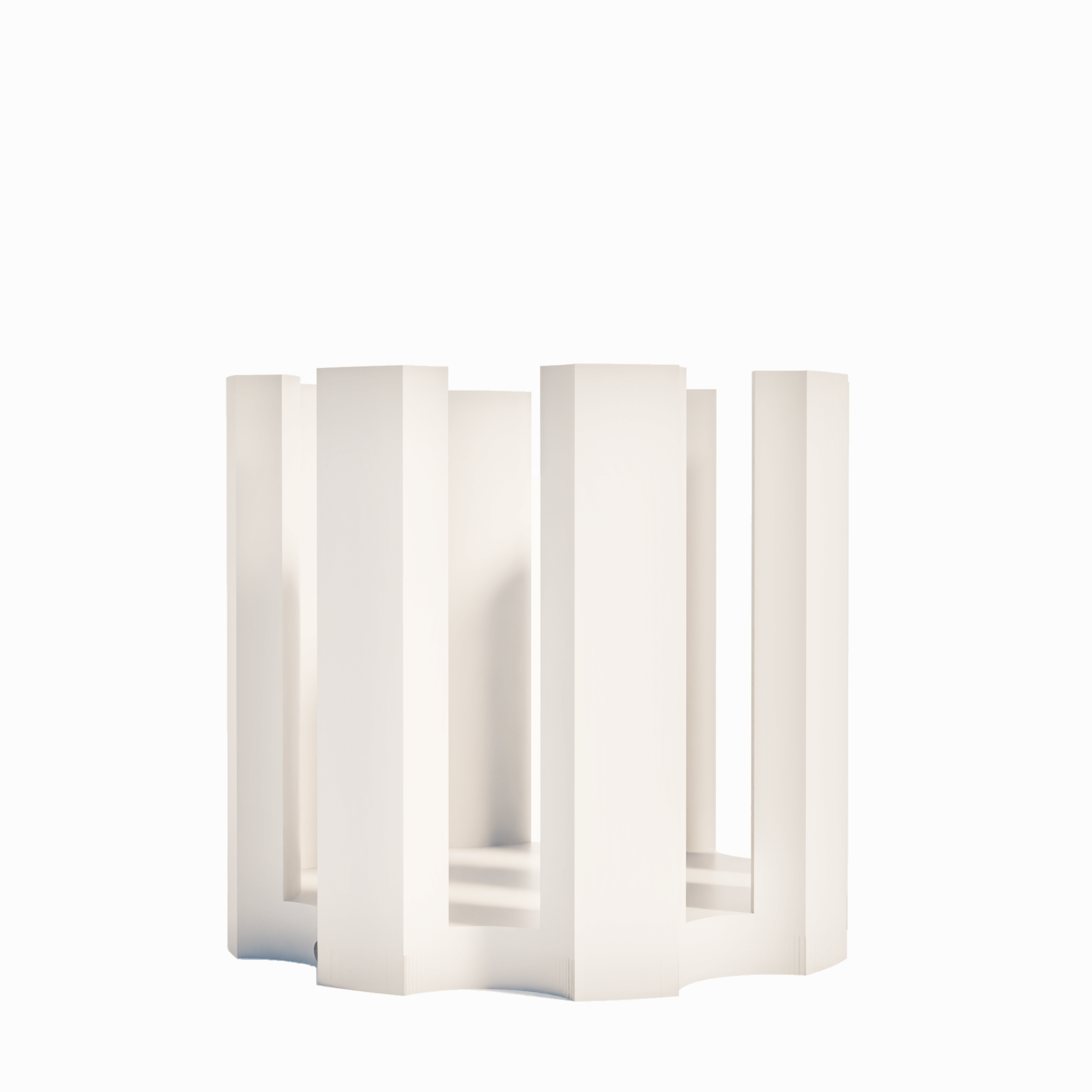 Fiastra Caleria Fruit Bowl - White - caleria fruitschaal wit studio 1