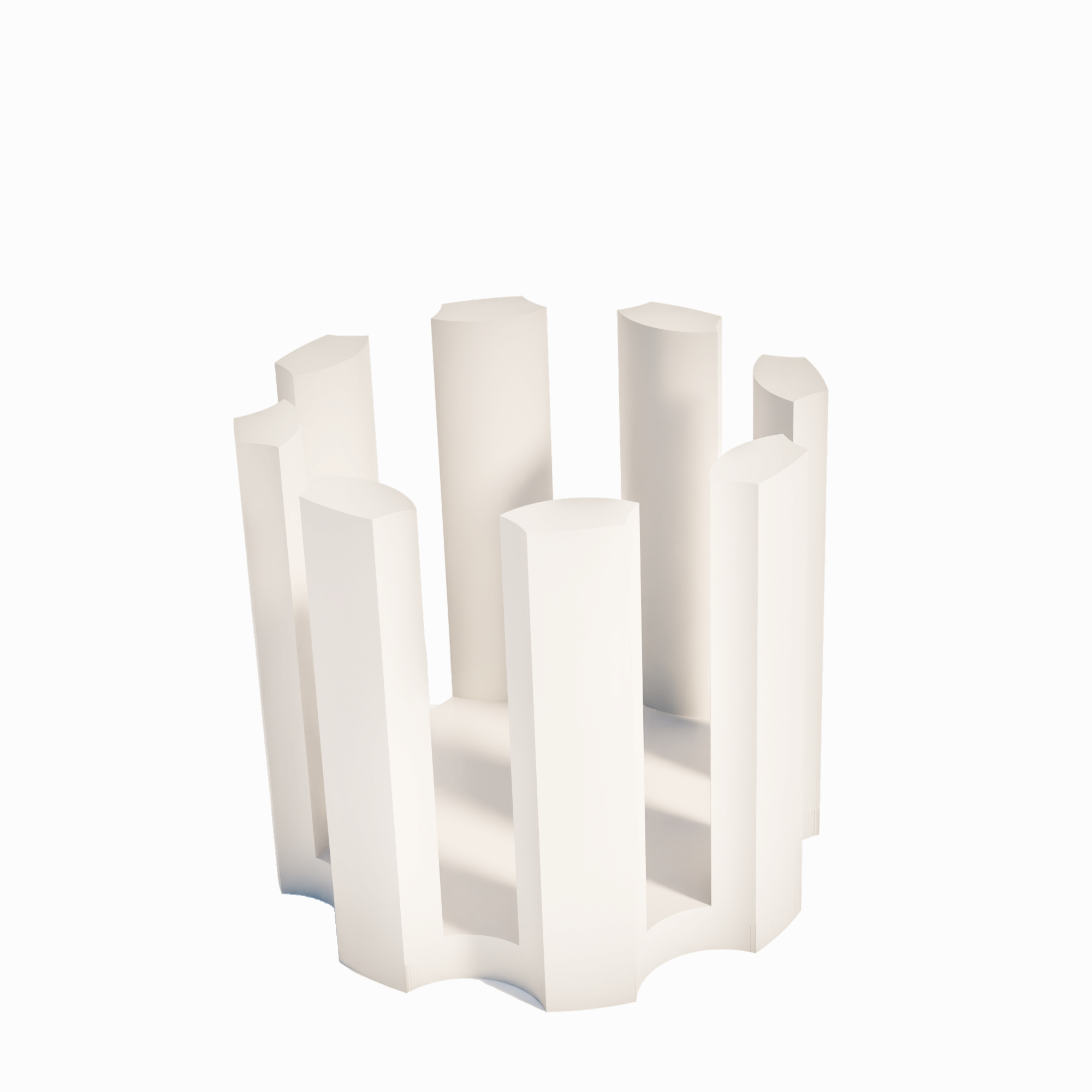 Fiastra Caleria Fruit Bowl - White - caleria fruitschaal wit studio 2