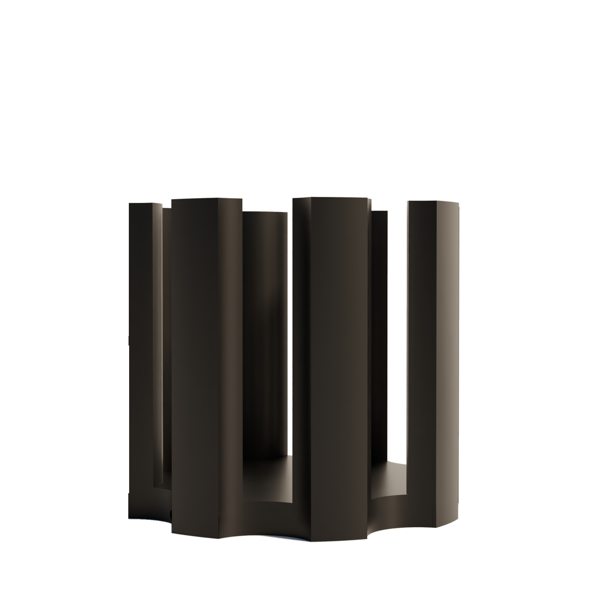 Fiastra Caleria Fruit Bowl - Black - caleria fruitschaal zwart studio 1
