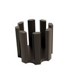 Fiastra Caleria Fruit Bowl - Black - caleria fruitschaal zwart studio 2
