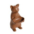 Fiastra Cat Key Holder - Brown - cat bruin studio 2