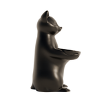 Fiastra Cat Key Holder - Black - cat zwart zijaanzicht 1