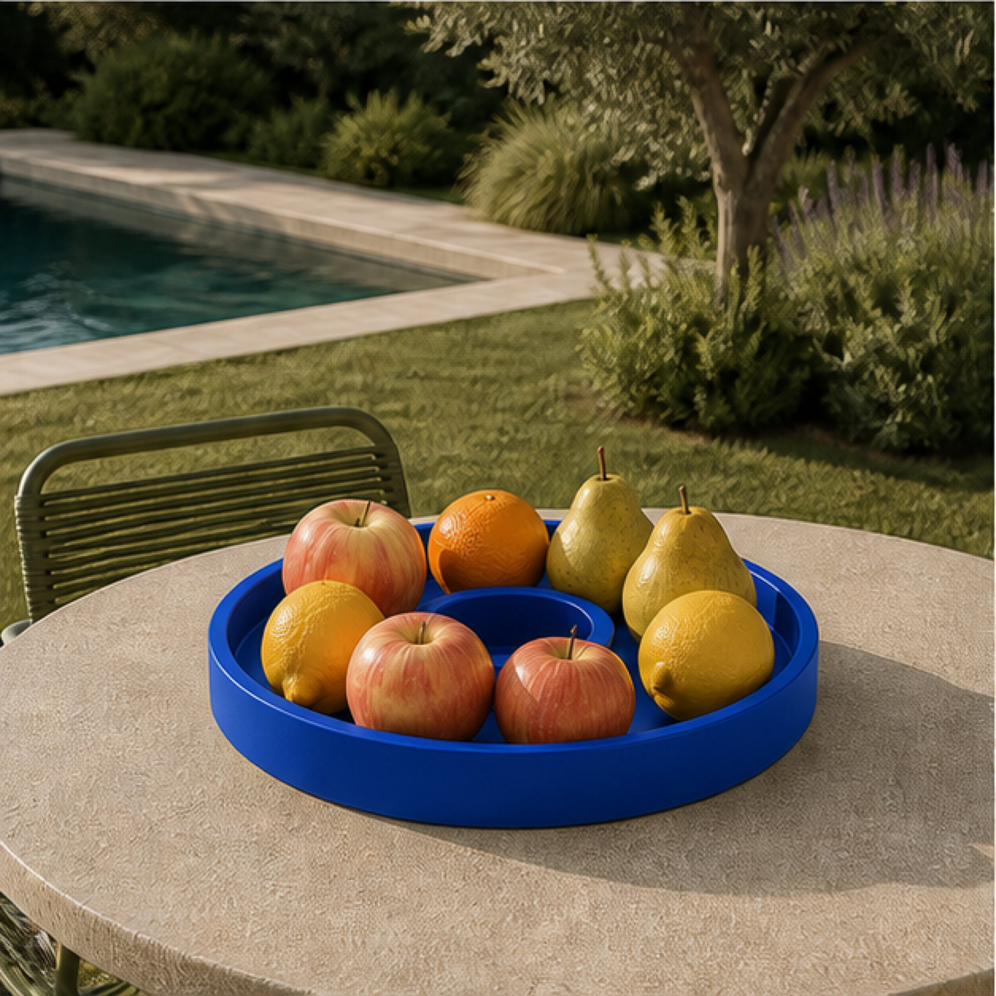Cerchio Fruit Bowl - Royal Blue