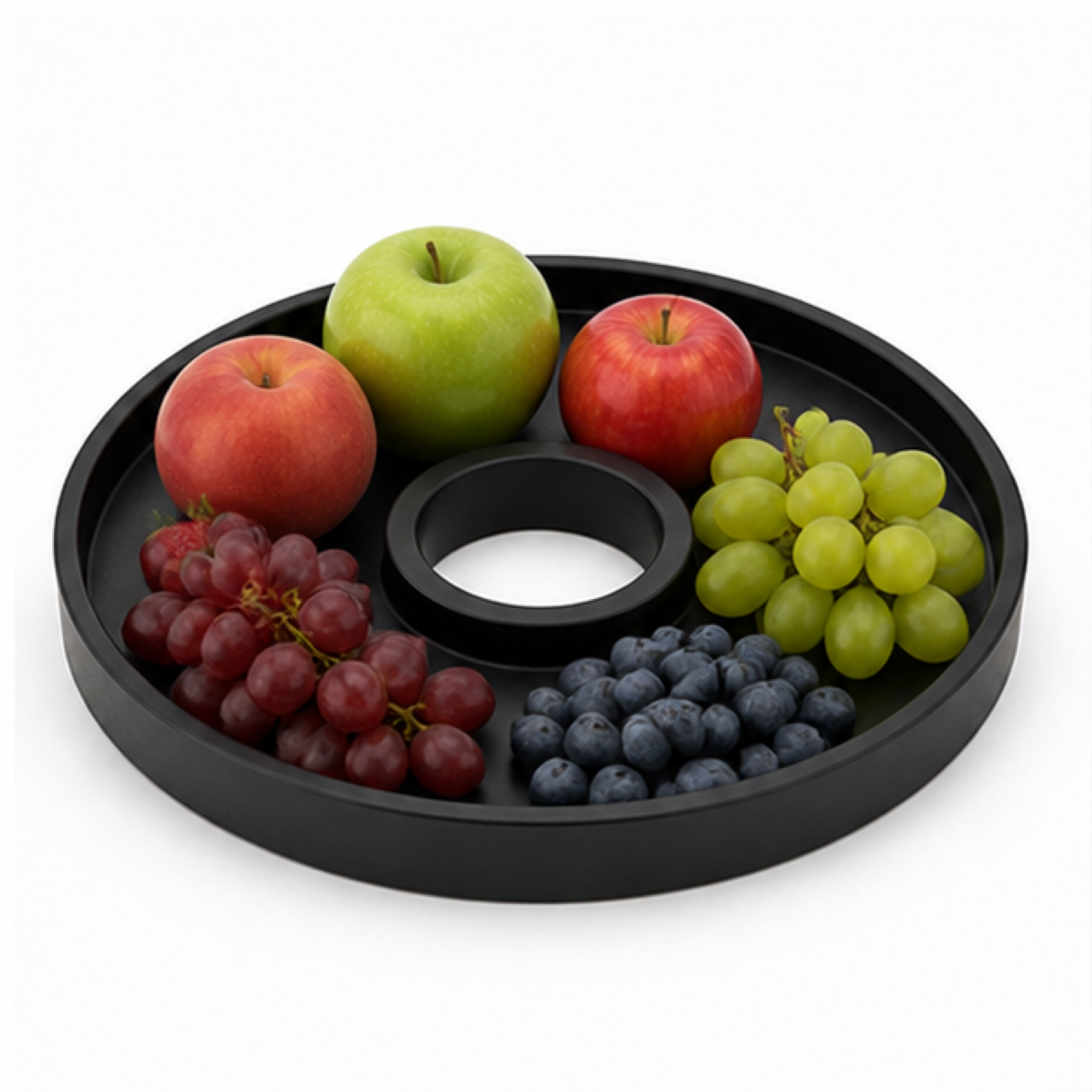 Cerchio Fruit Bowl - Black