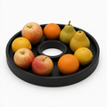 Cerchio Fruit Bowl - Black