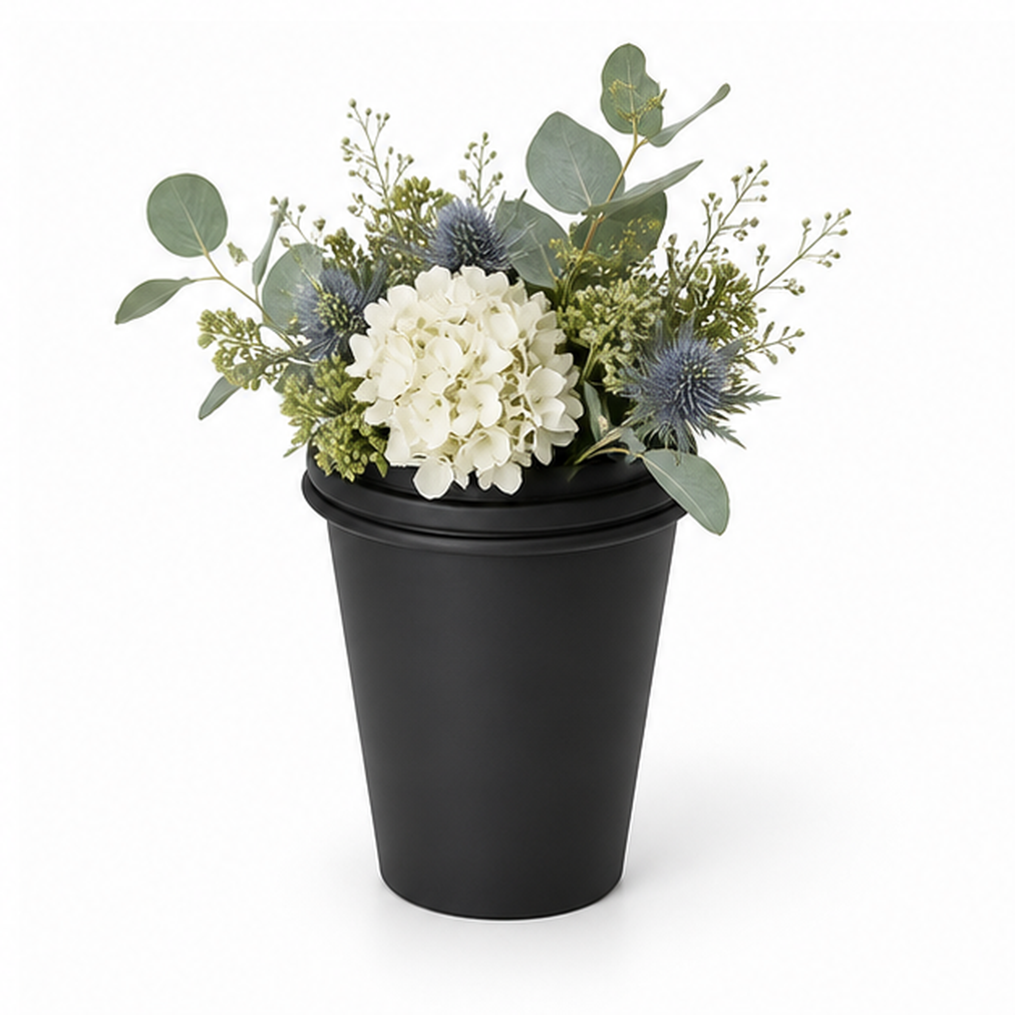 Coffee To Go Vase - Black