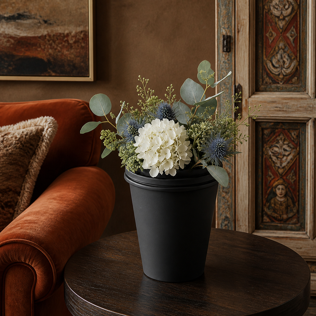 Coffee To Go Vase - Black