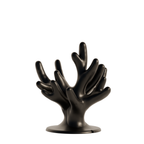 Fiastra Coral Glasses Stand - Black - coral zwart vooraanzicht 1