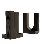 Fiastra Curva Nespresso Capsule Dispenser - Black - curva zwart twee aanzichten 1
