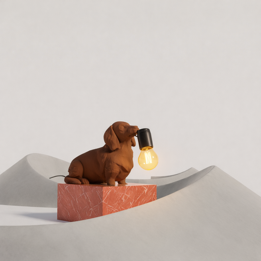 Dachshund Table Lamp