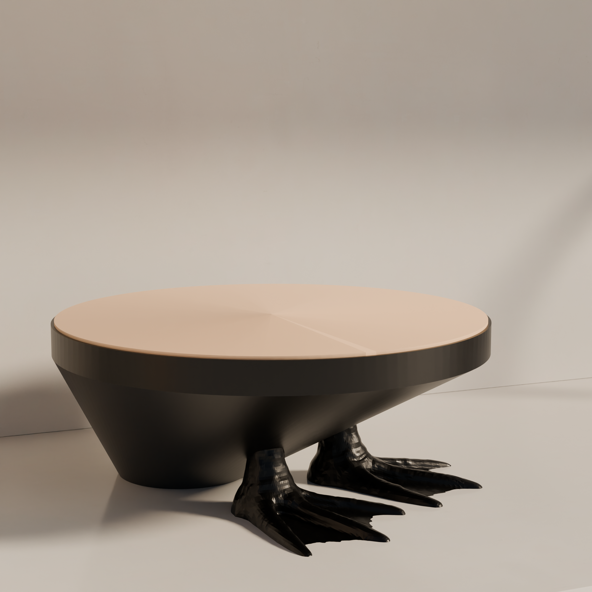 Fiastra Duck Cake Stand - Black - duck cake stand zwart studio aanzicht 1