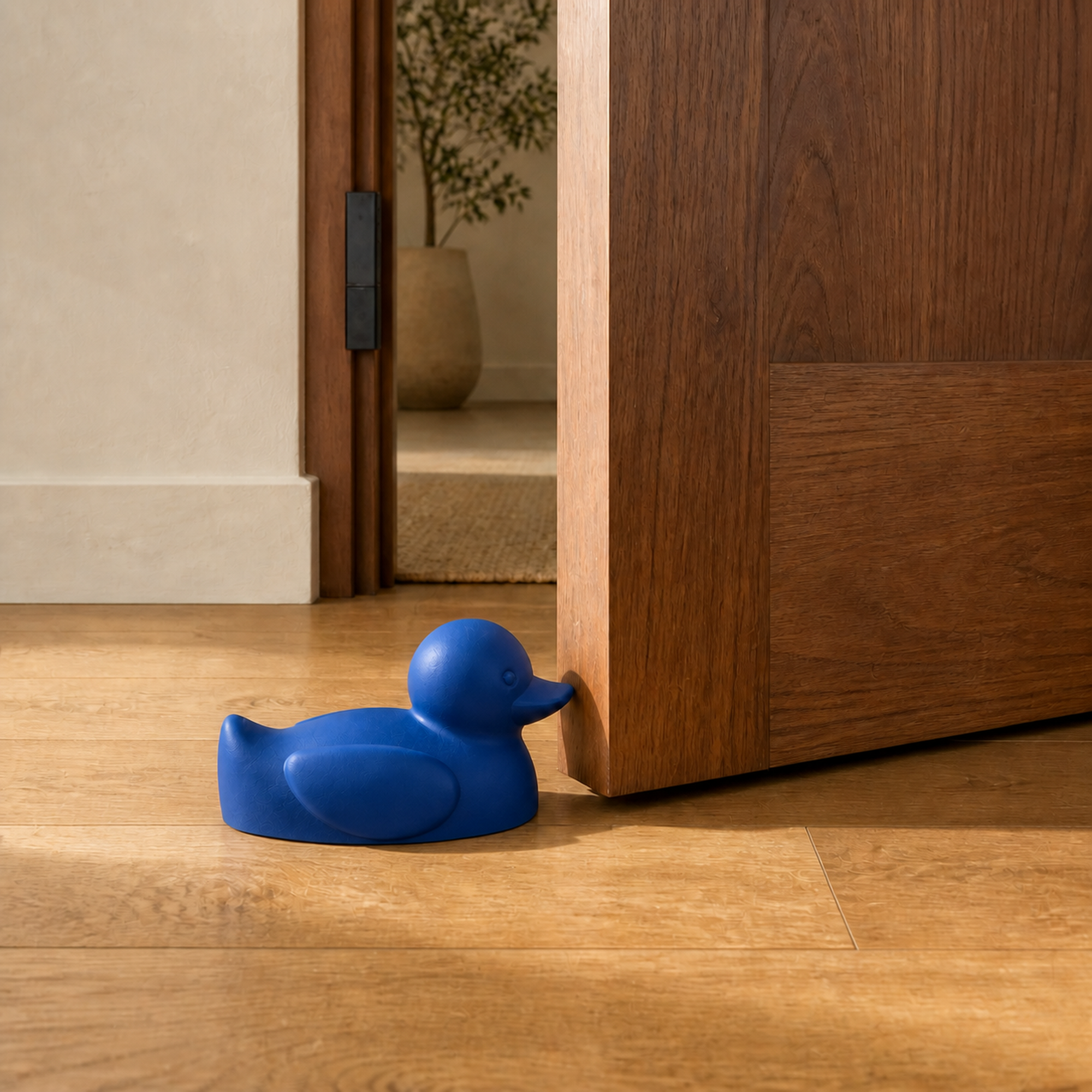 Duck Door Stop - Royal Blue