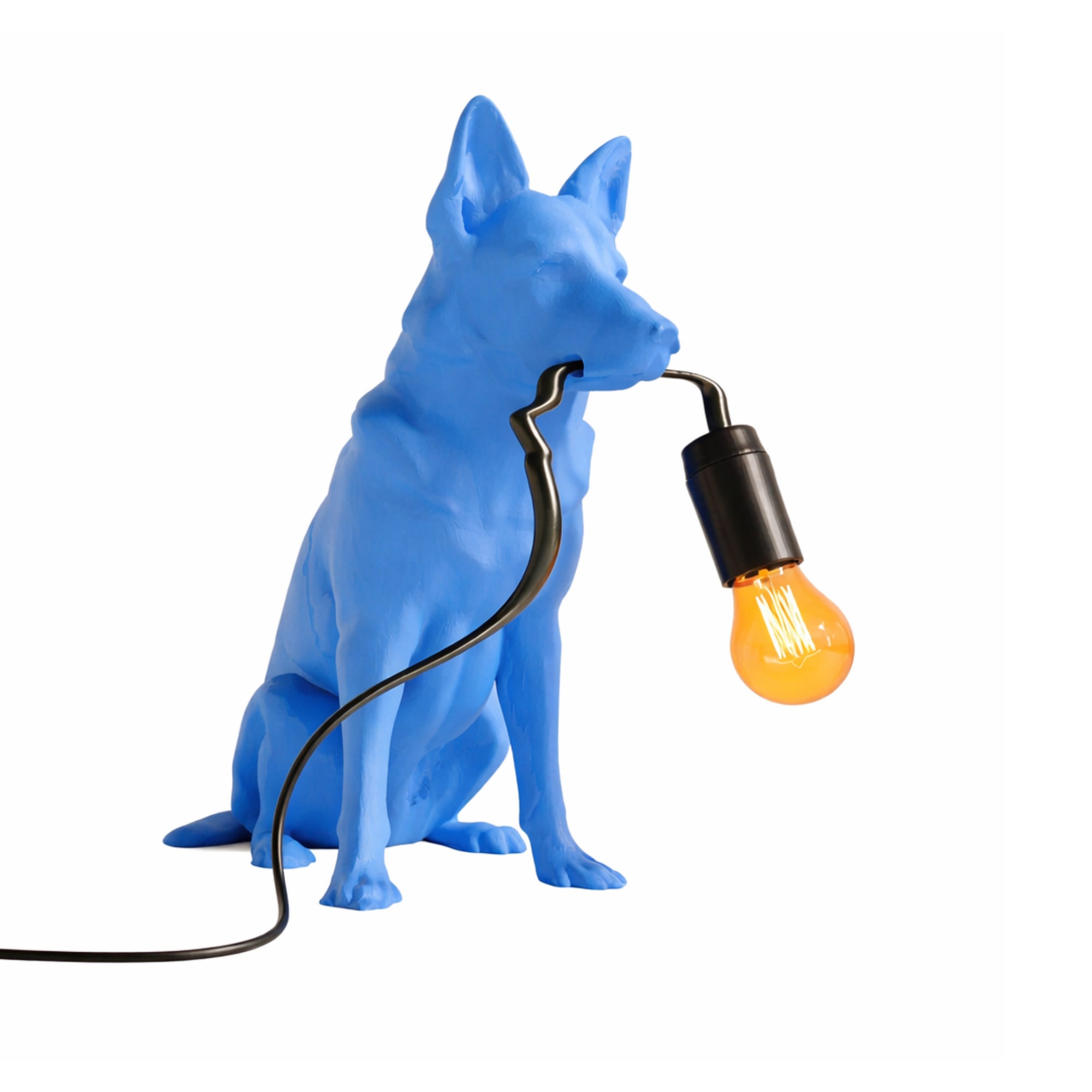 German Shepherd table lamp