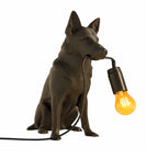 German Shepherd table lamp