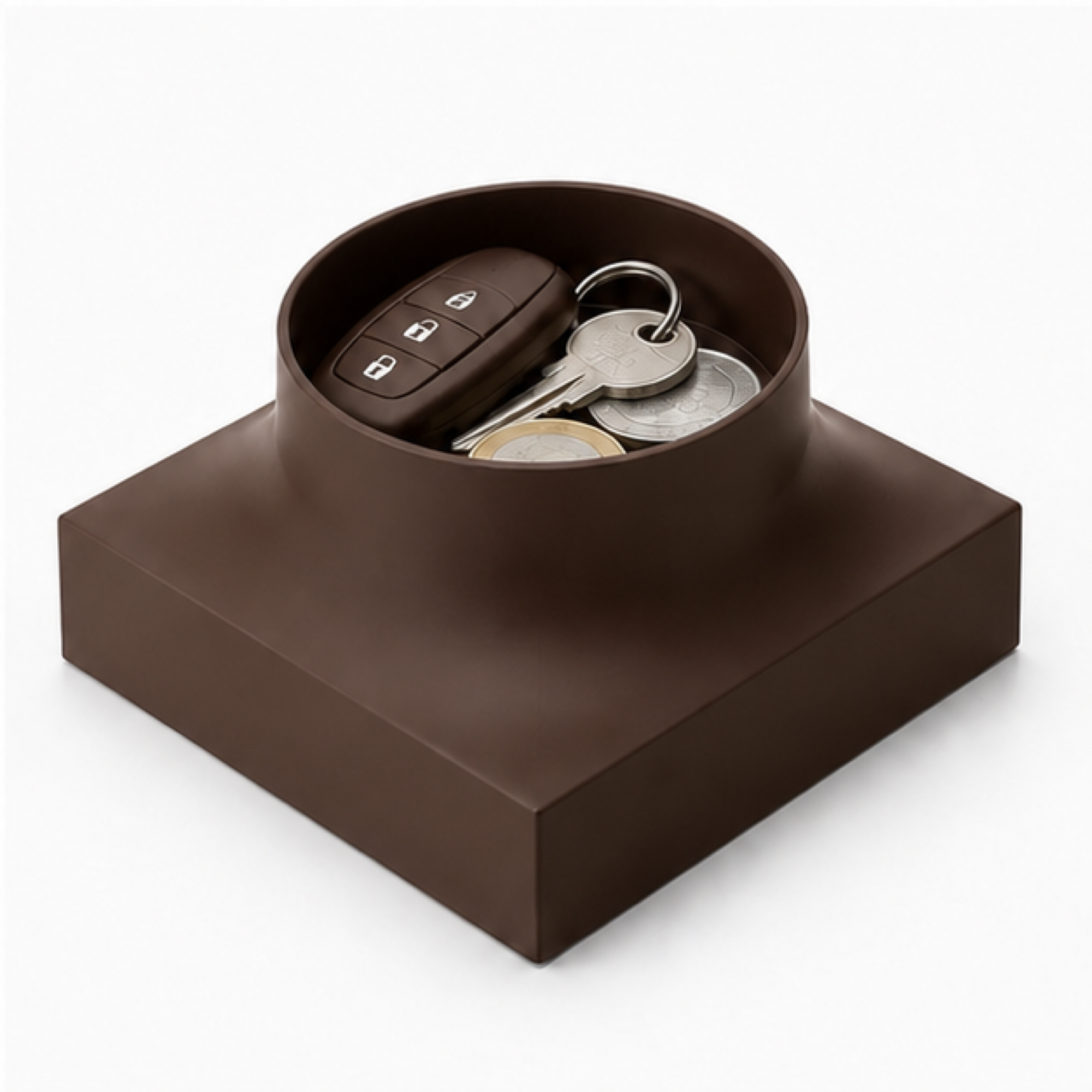 Enna Key Organizer - Brown