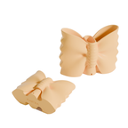 Fiastra Farfalle Kitchen Utensil Holder - Yellow - farfalle geel twee aanzichten 2