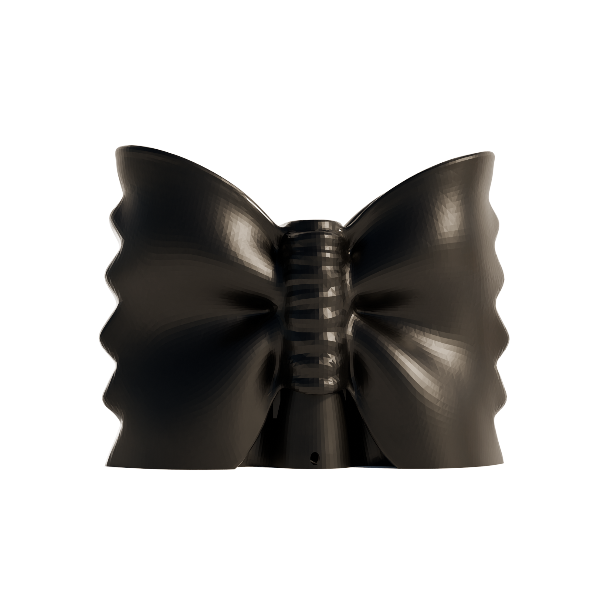 Fiastra Farfalle Kitchen Utensil Holder - Black - farfalle zwart bovenaanzicht 1