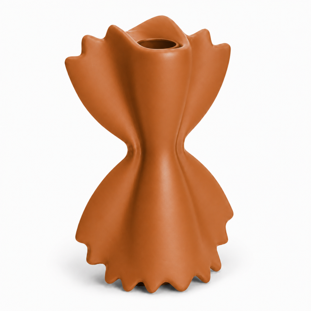 Farfalle Pasta Vase - Brown