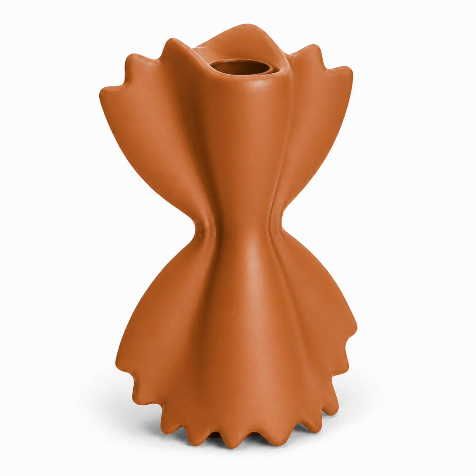 Farfalle Pasta Vase - Brown
