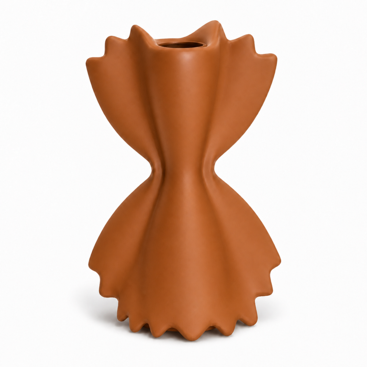 Farfalle Pasta Vase - Brown