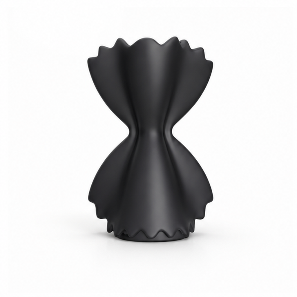 Farfalle Pasta Vase - Black